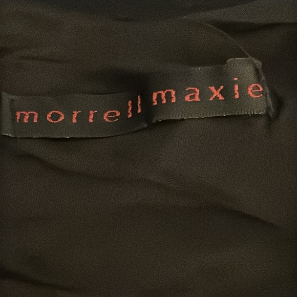 MORRELL MAXIE Black Spaghetti Strap Dress M 90’s Fairy Dance Party Midi Flowy‎ - Picture 6 of 7